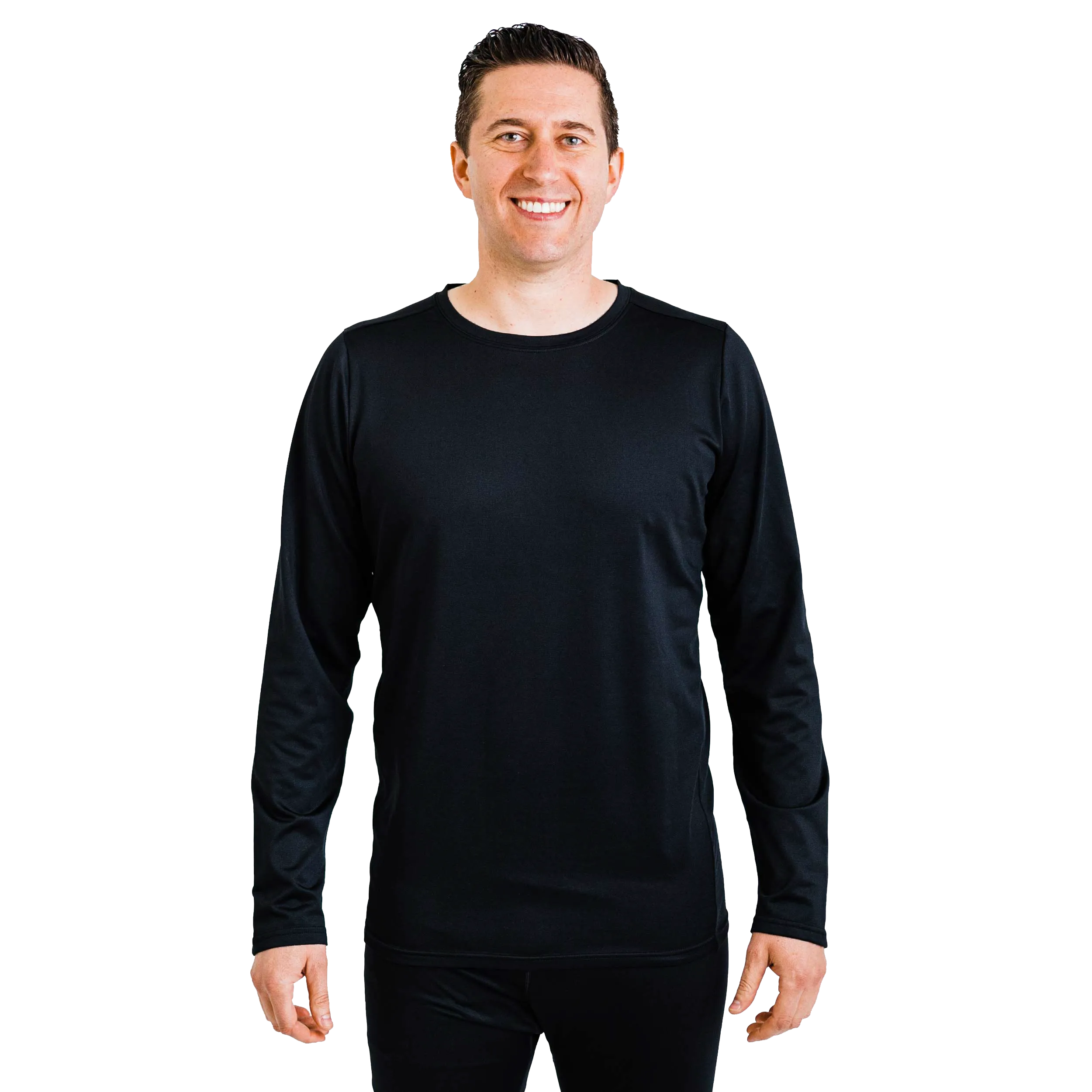 Men's Micro Fleece Crewneck - Black