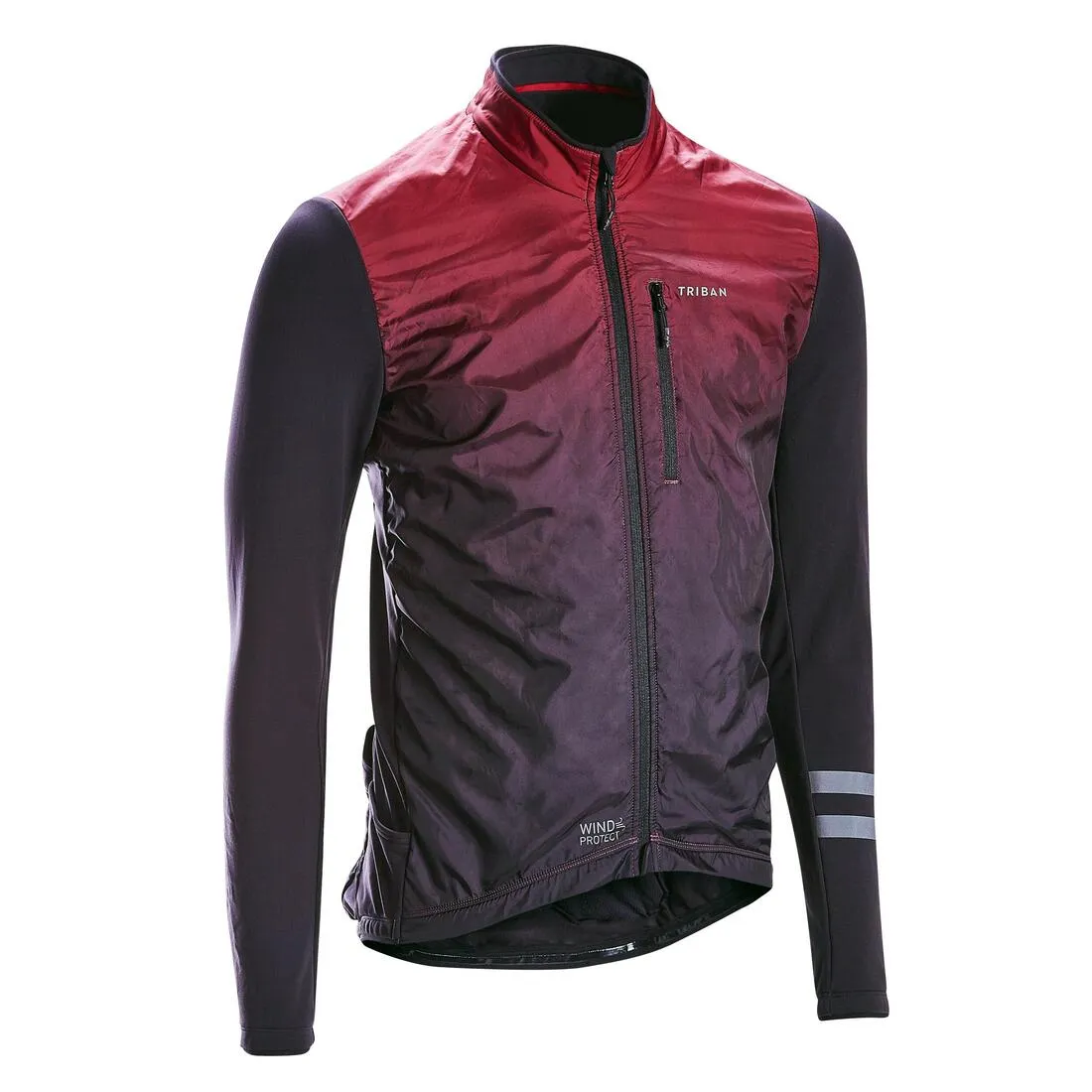 Men's Mid-Season Long-Sleeved Road Cycling Jersey RC500 - Shield