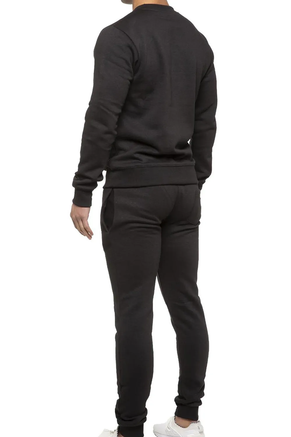 Mens Polycotton Crew Neck Tracksuit