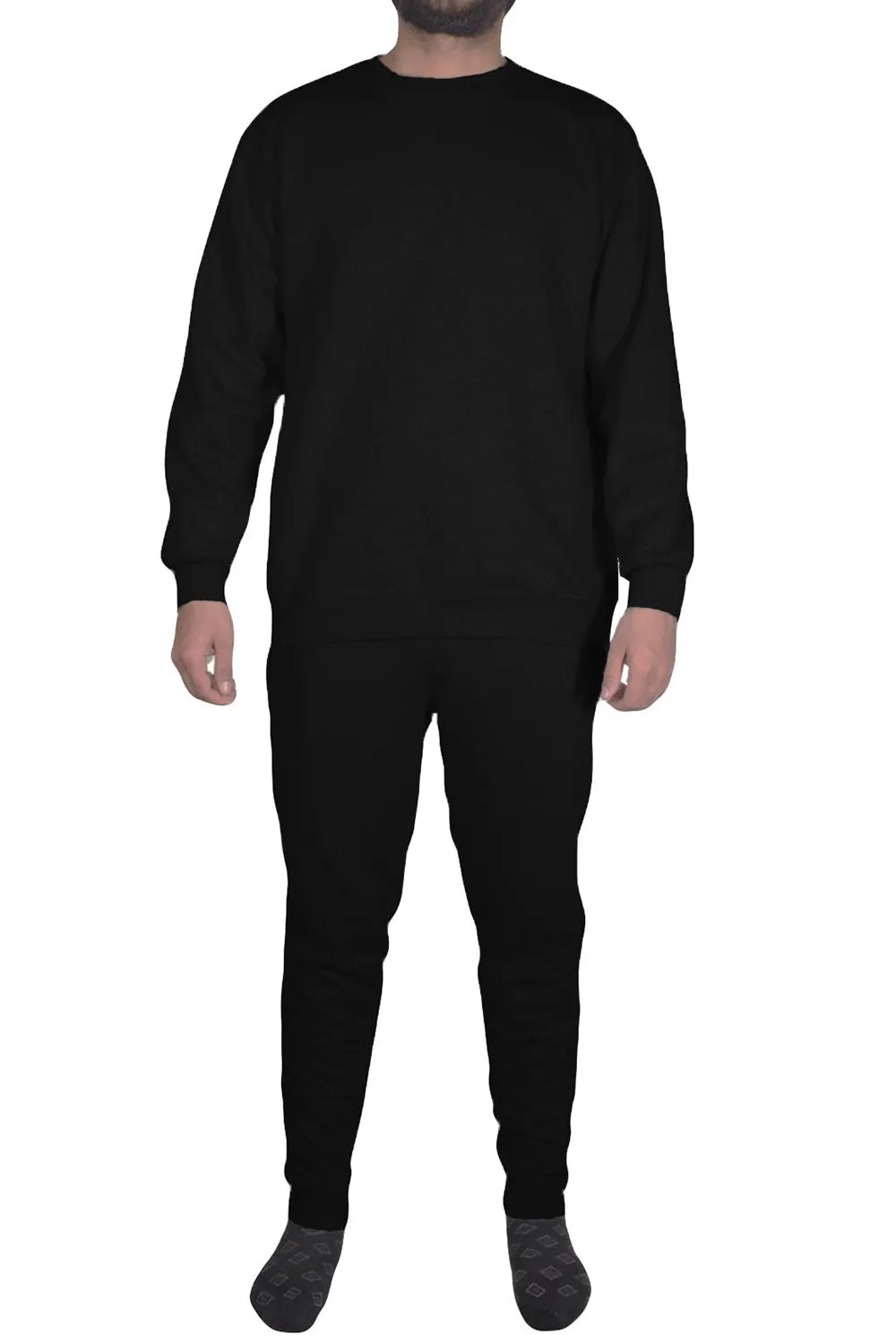 Mens Polycotton Crew Neck Tracksuit