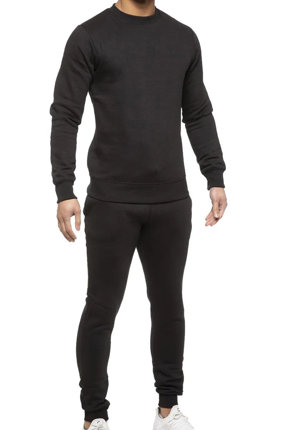 Mens Polycotton Crew Neck Tracksuit