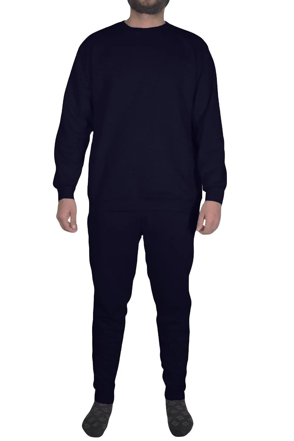 Mens Polycotton Crew Neck Tracksuit