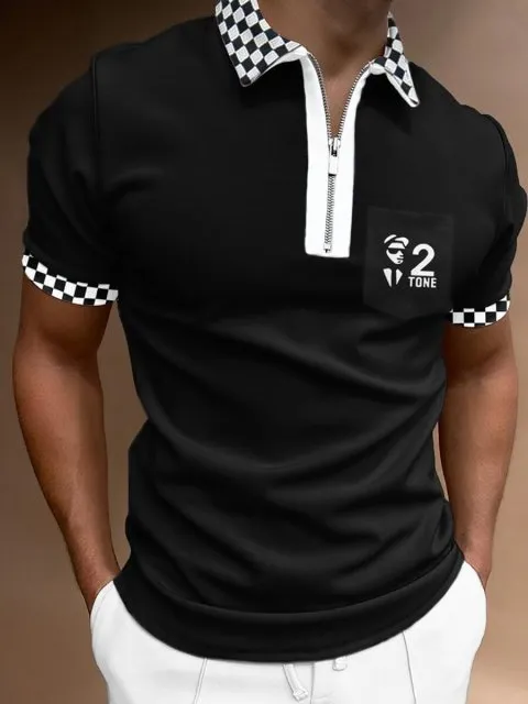 Men's Short-Sleeved Polo Shirt - Size M-3XL