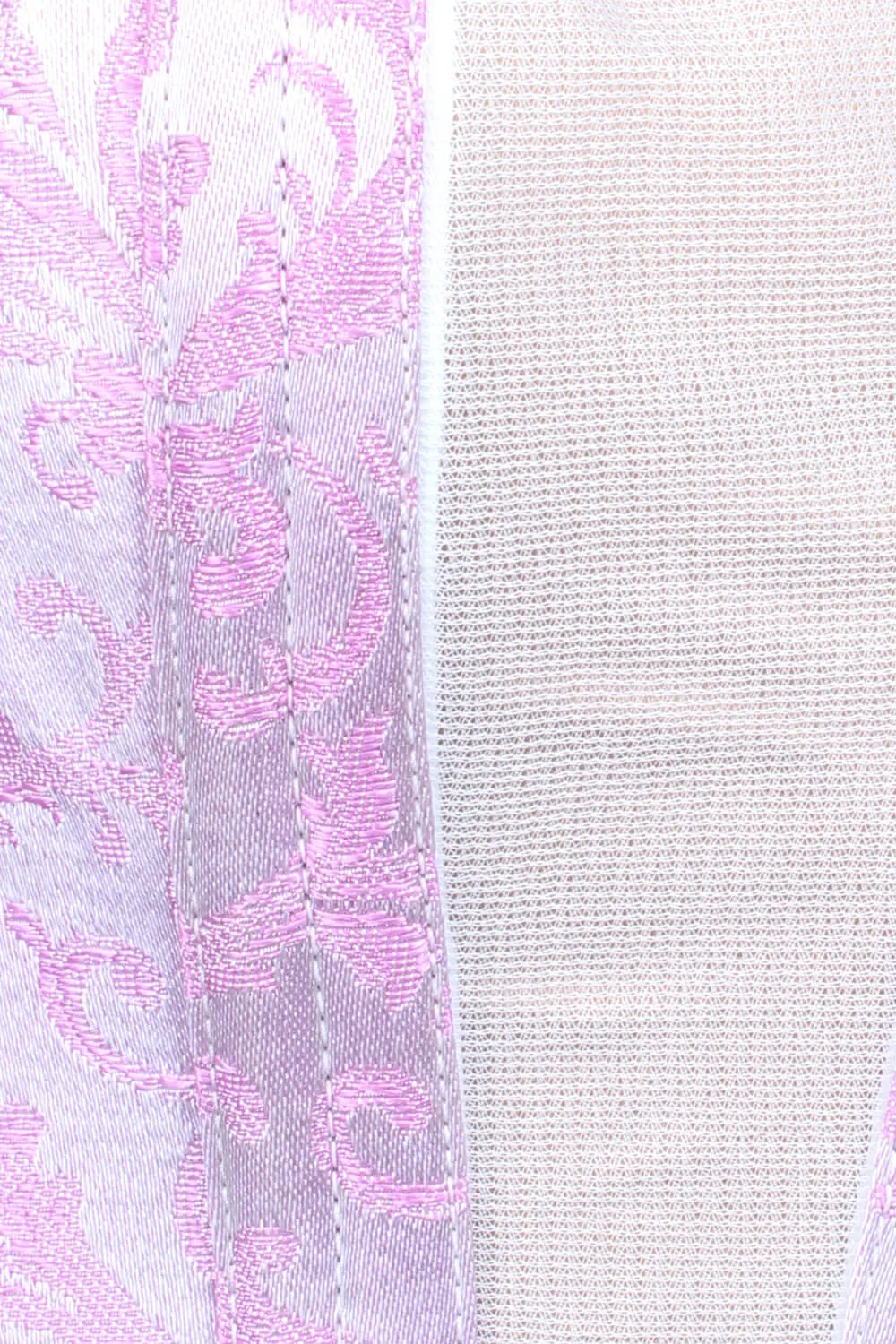Mesh with Brocade Custom Made Waist Training Corset (ELC-701)