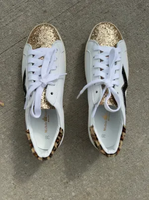 Michele Lopriore Nina Sneaker Gold Glitter
