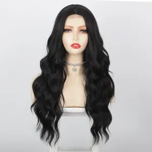 Middle Part Long Wavy Full Cap Wig
