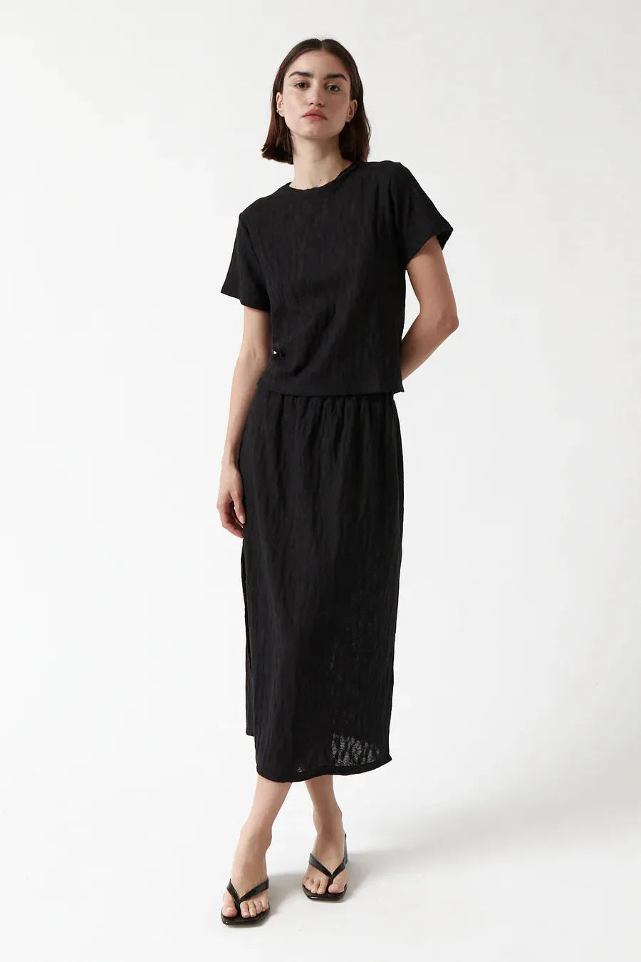 midnight t-shirt in black