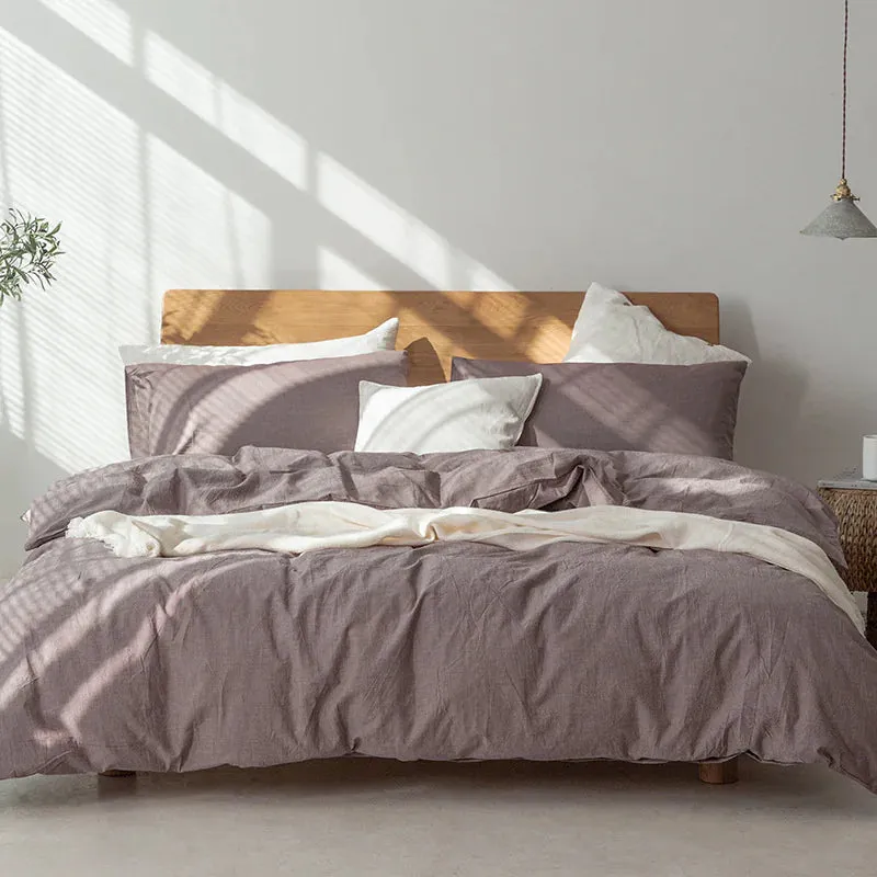 Minimalist Muji-Inspired Japanese Bedding Set