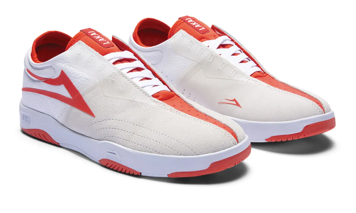 Mod - White/Flame Suede