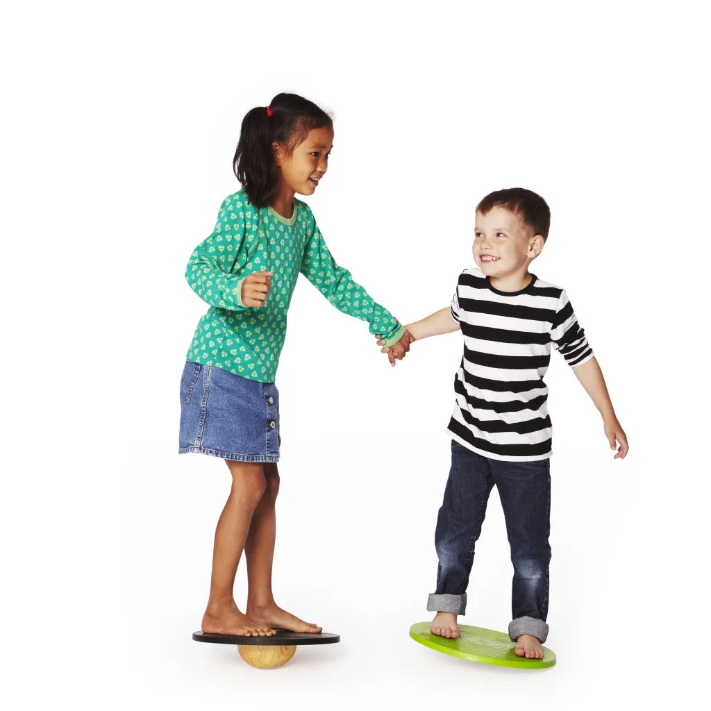 Montessori Natural Wood Balance Board | Wobble Board | Family Fun | Exercise | 4 - 99 Years