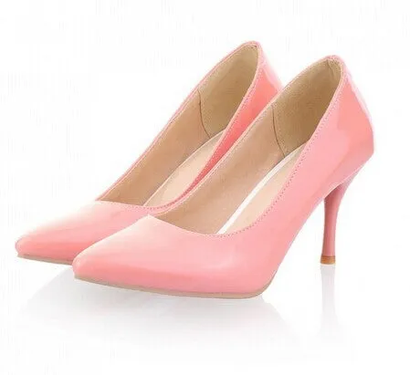 MORAZORA Big Size 34-45 2018 New Fashion high heels women pumps thin heel classic white red nede beige sexy prom wedding shoes