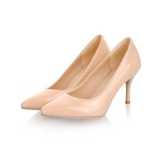 MORAZORA Big Size 34-45 2018 New Fashion high heels women pumps thin heel classic white red nede beige sexy prom wedding shoes