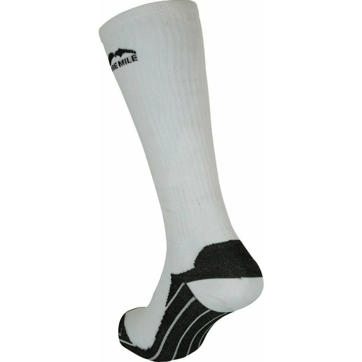 More Mile California Long Compression Socks (2 Pack) - White