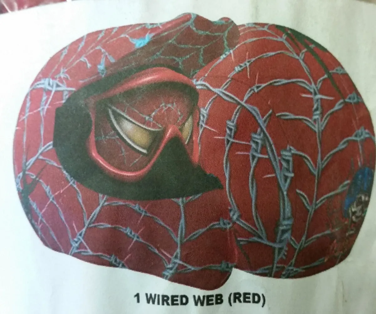 MOTOR BIKE HELMET SKIN COVER VARIOUS DESIGNS WITH VISOR STICKER-OFF ROAD USE