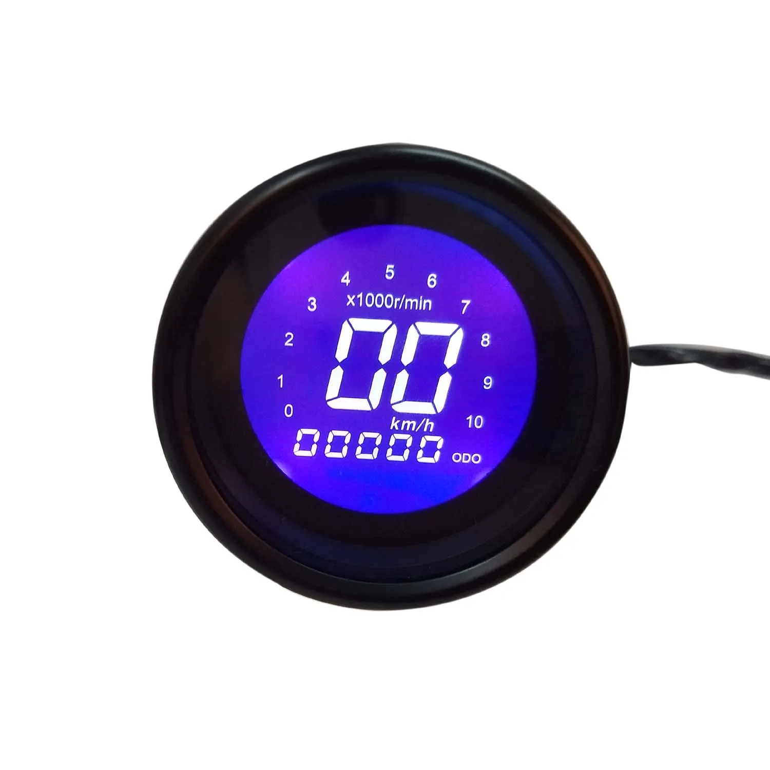 Motorcycle LCD Digital Display Speed meter Oil Level RPM Speed Meter