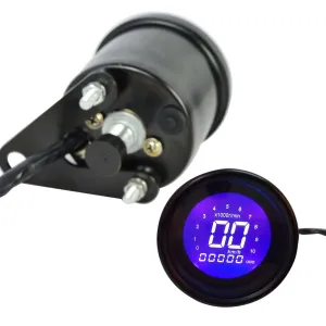 Motorcycle LCD Digital Display Speed meter Oil Level RPM Speed Meter
