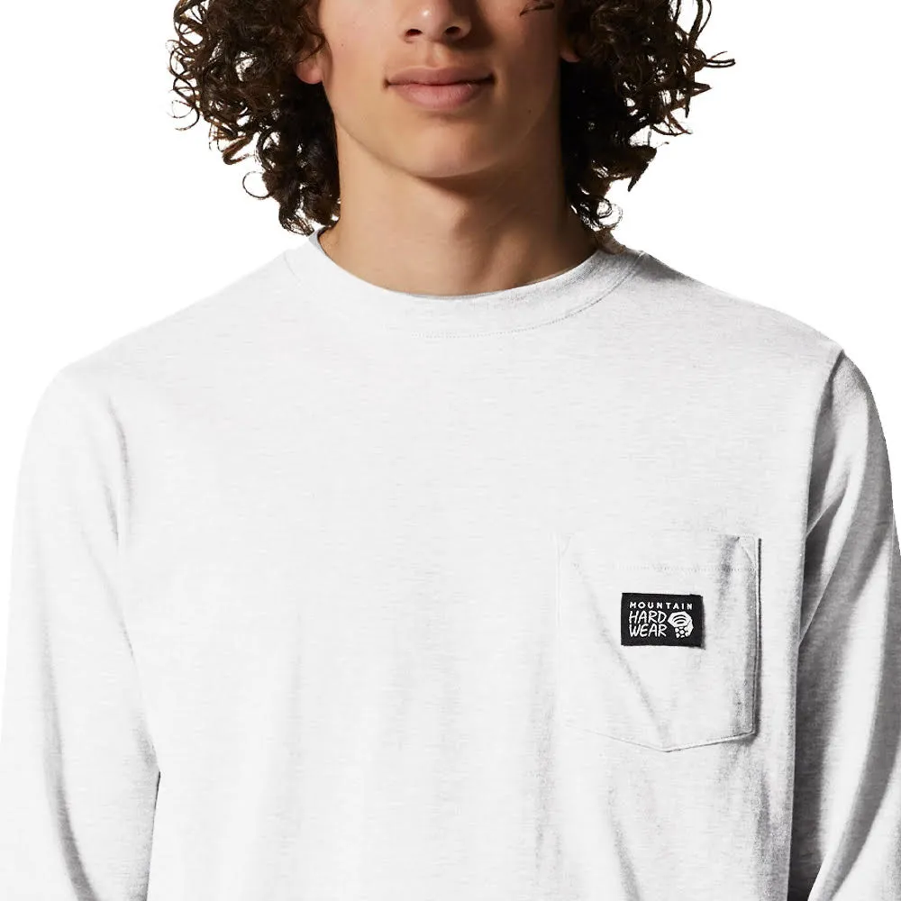 Mountain Hardwear Men's MHW Logo Label Long Sleeve Pocket Top