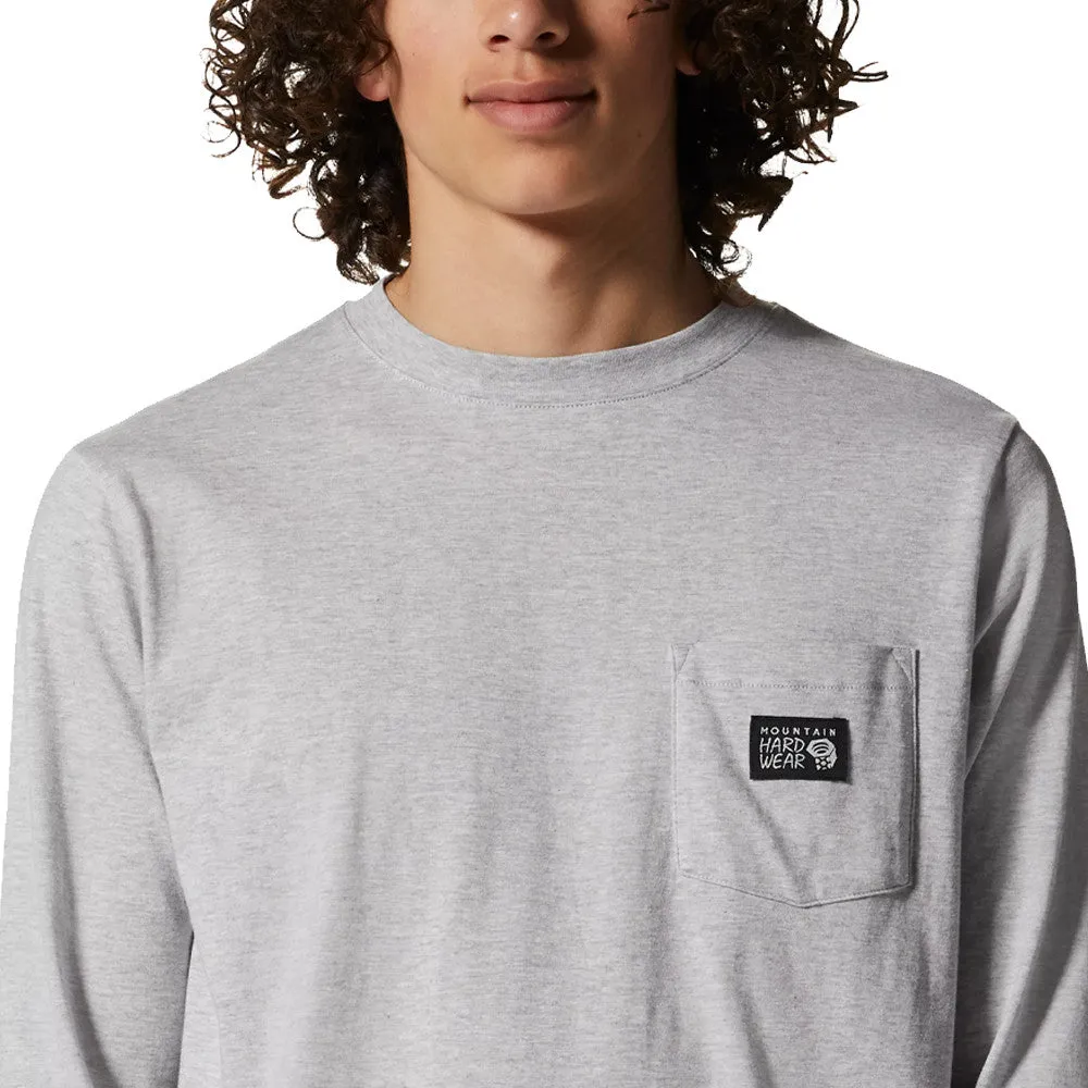 Mountain Hardwear Men's MHW Logo Label Long Sleeve Pocket Top