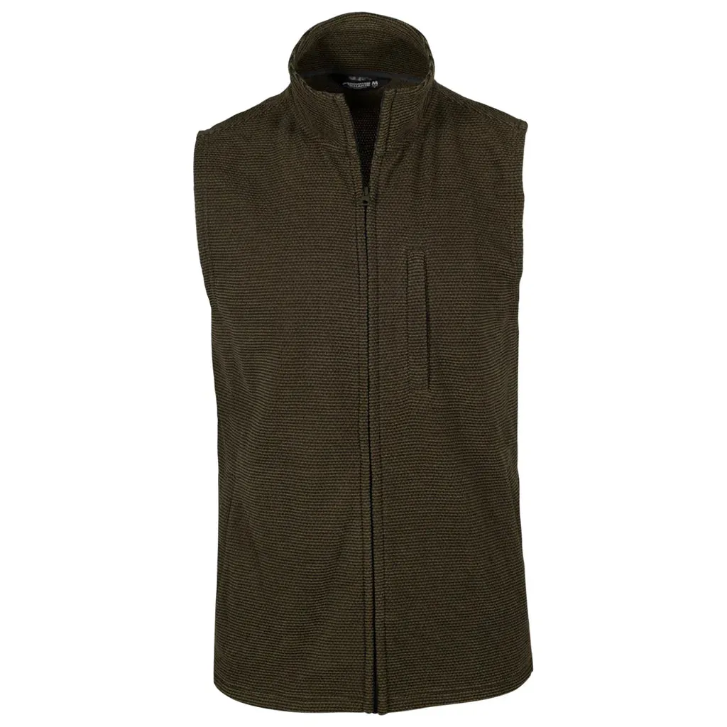 MOUNTAIN KHAKIS APEX FULL ZIP VEST - FOREST MOSS