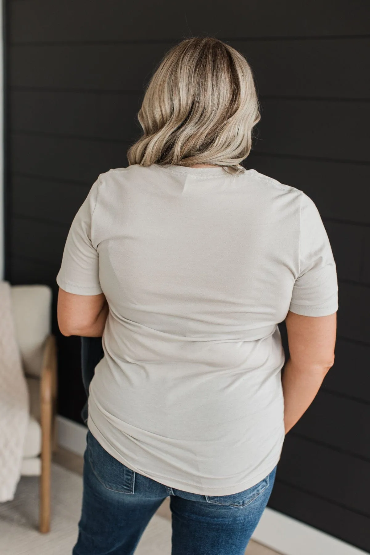 Mountain Memories Graphic Tee- Light Taupe
