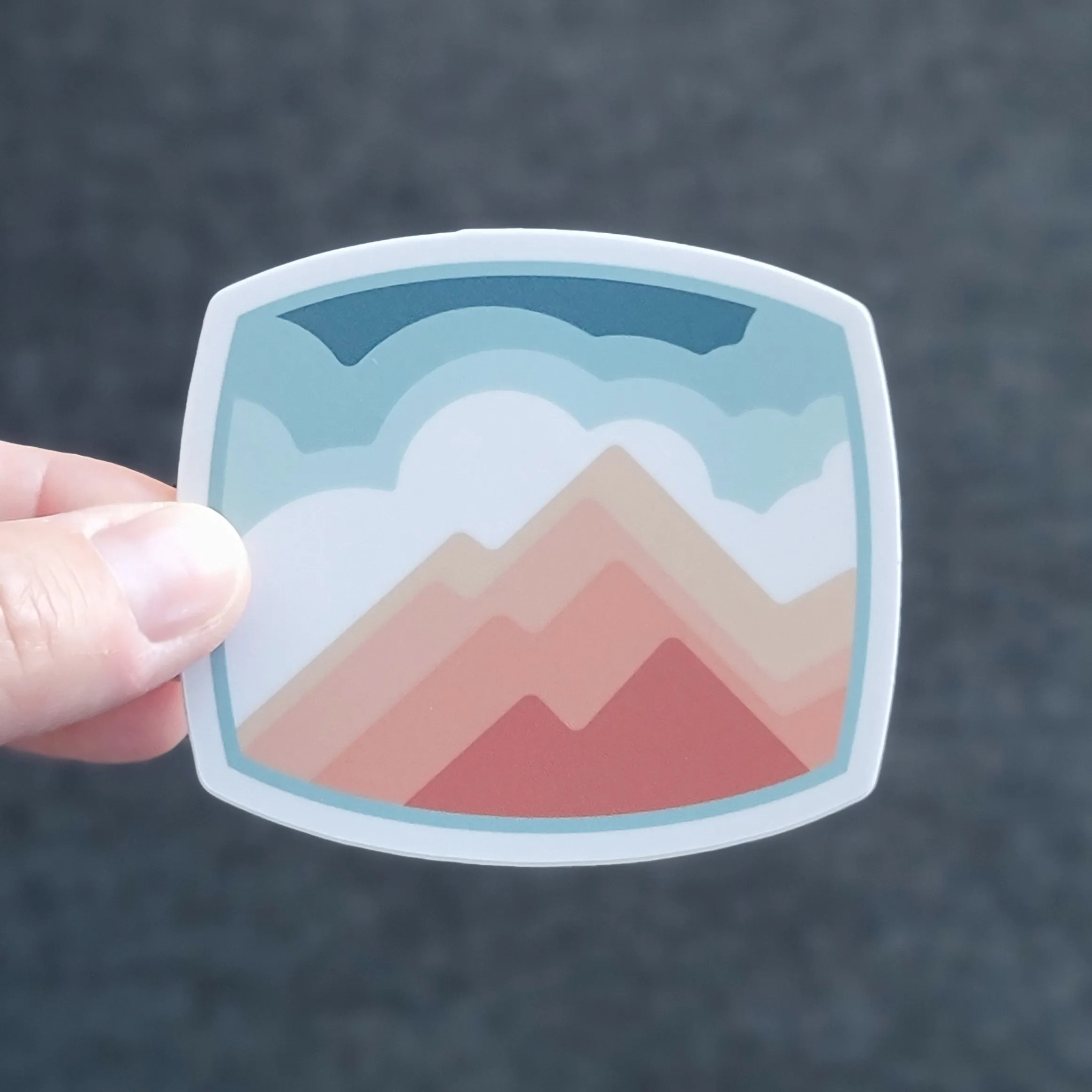 MOUNTAINS STICKER