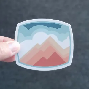 MOUNTAINS STICKER