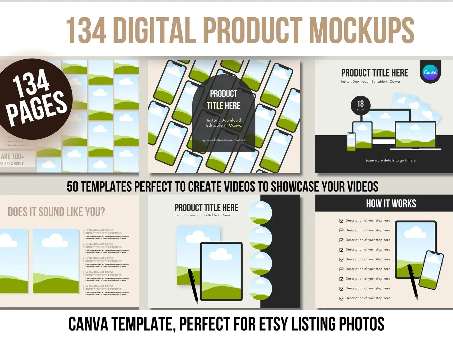 MRR 180 Canva Templates with Full Master Resell Rights - Sale Ends Tonight!
