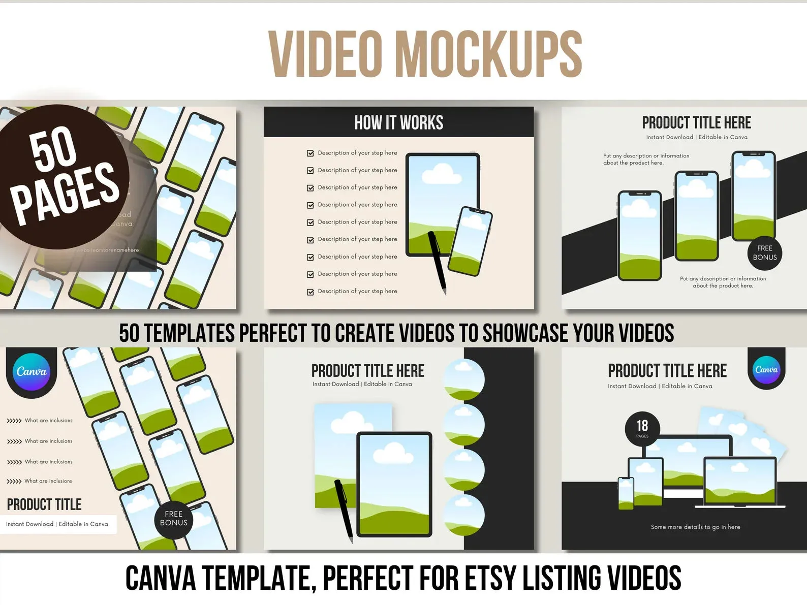 MRR 180 Canva Templates with Full Master Resell Rights - Sale Ends Tonight!
