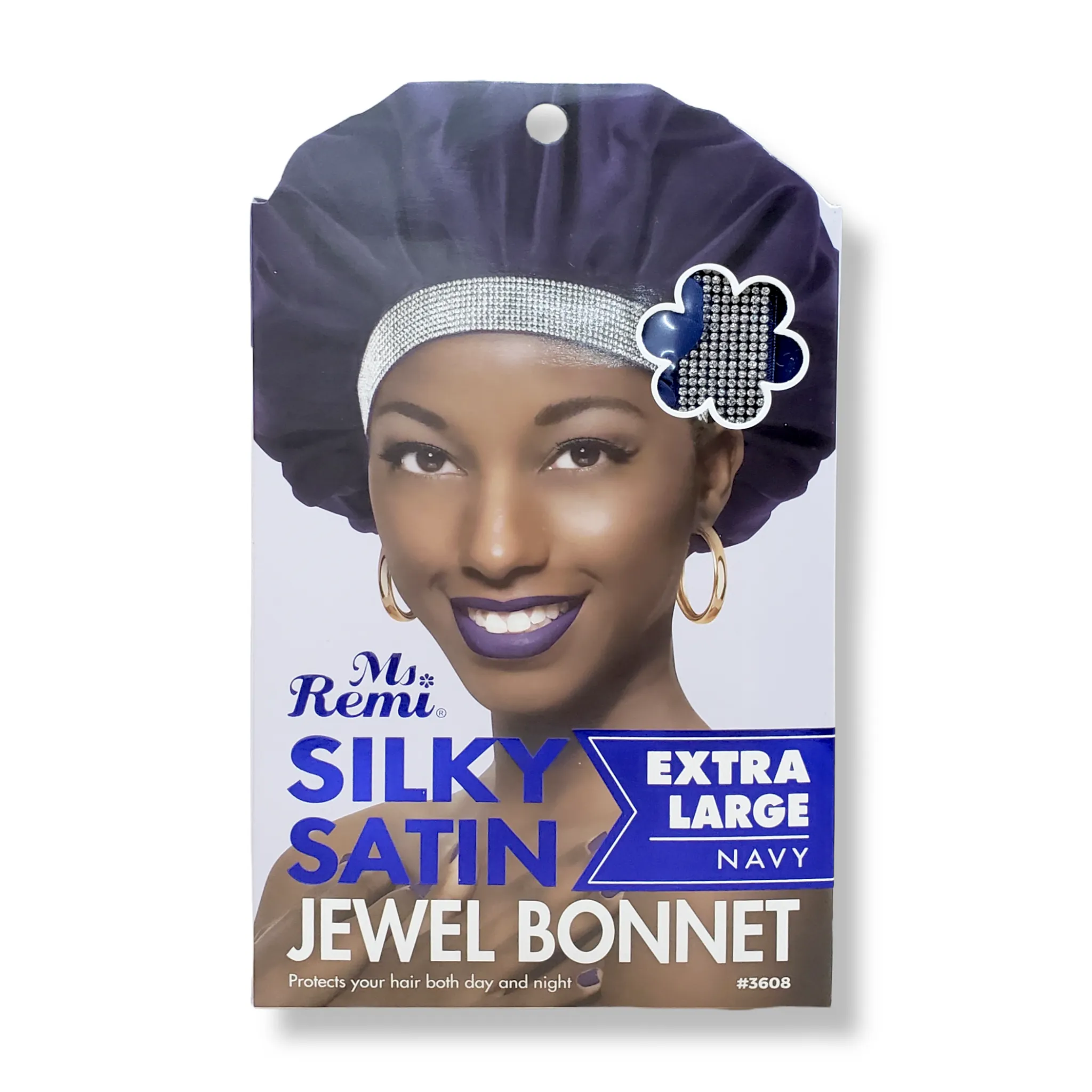 Ms. Remi Silky Satin Jewel Bonnet (XL)