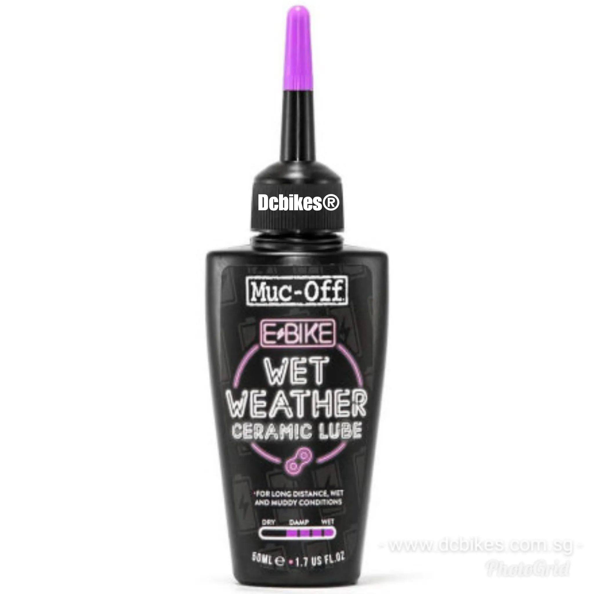 Muc-Off MTB Road Ebike Dry | Wet Ceramic Chain Lube 50ml