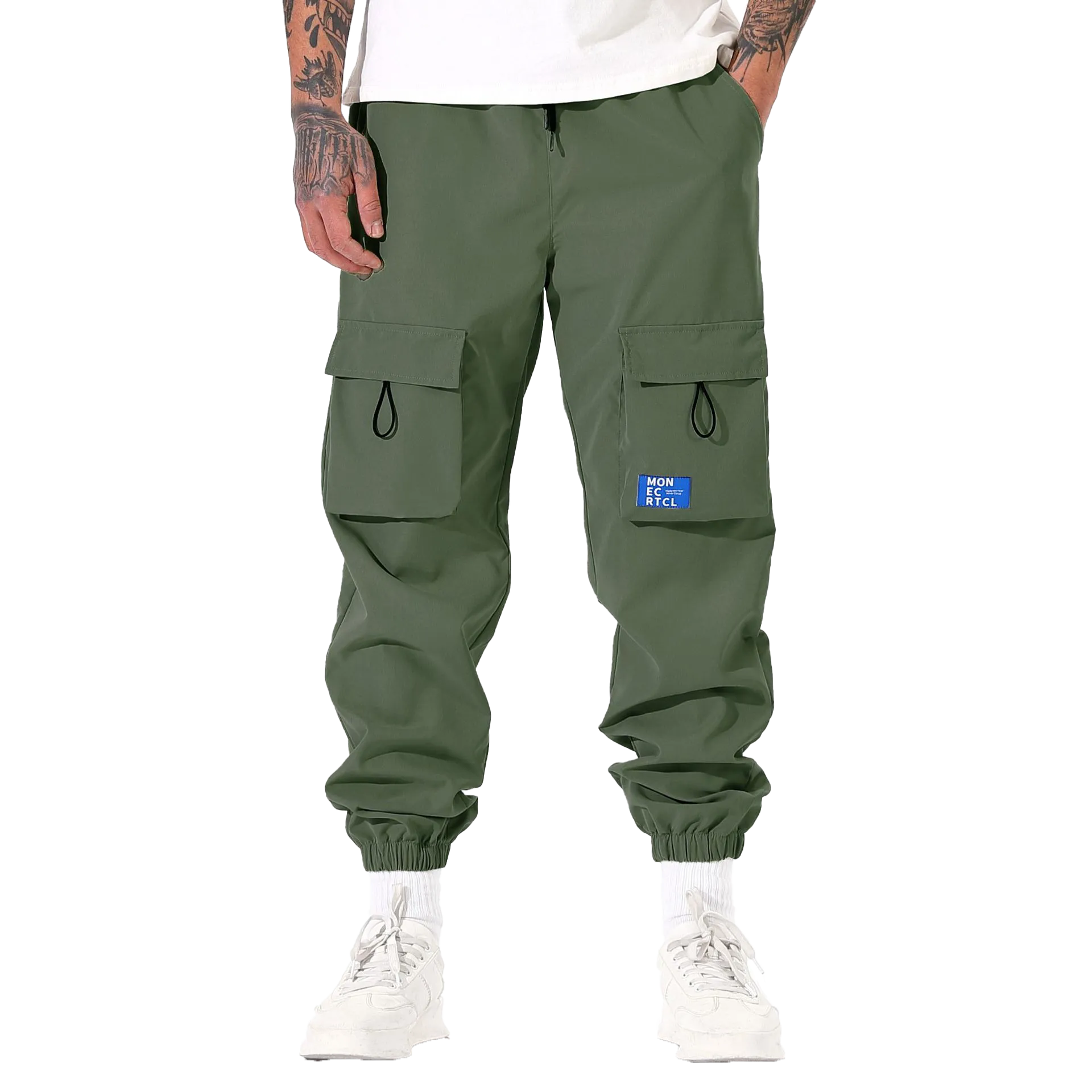 Multi-pocket cargo pants-D410 | Inspanda