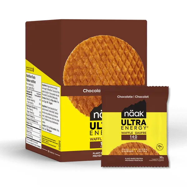NAAK Ultra Energy Waffle - Chocolate (4pk)