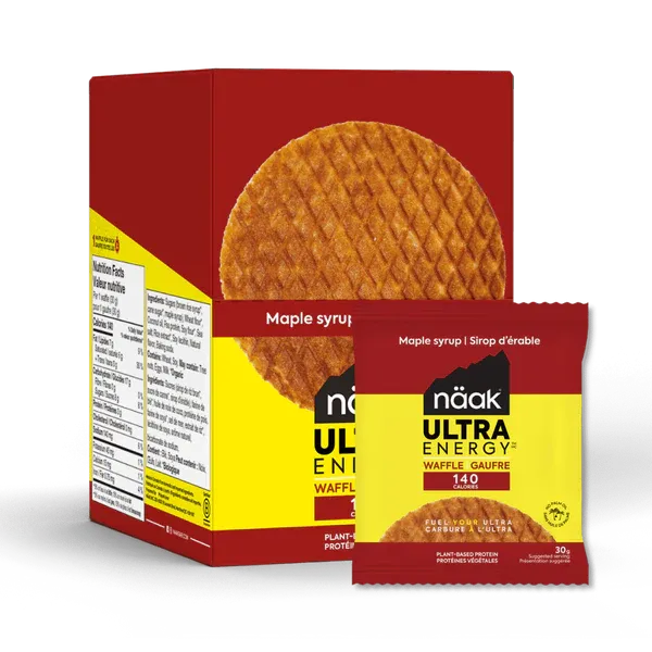 NAAK Ultra Energy Waffle - Maple Syrup (4pk)