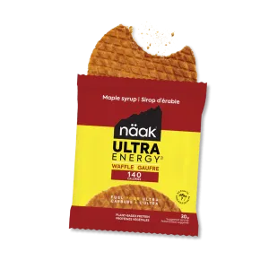 NAAK Ultra Energy Waffle - Maple Syrup (4pk)