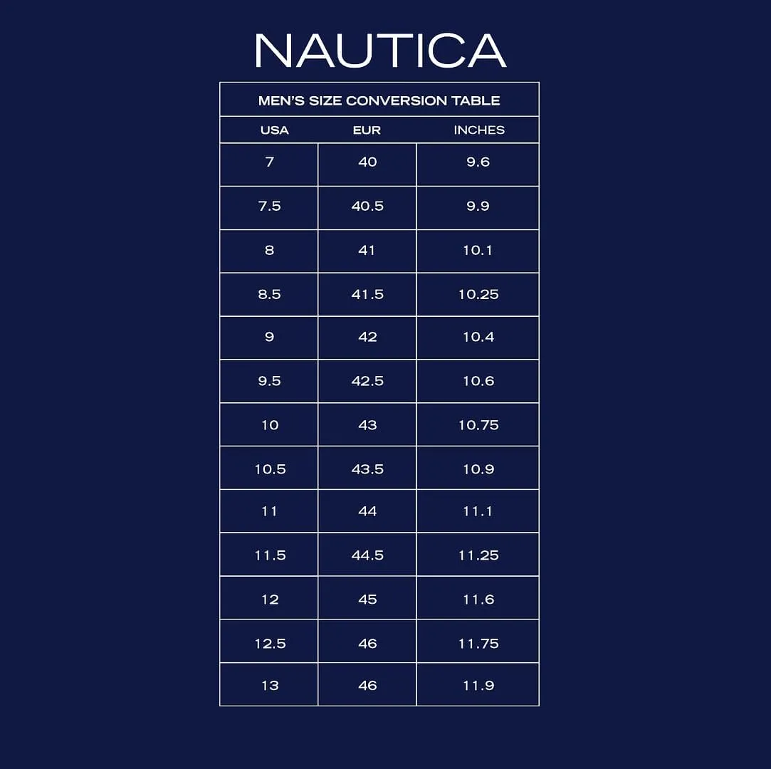 Nautica Men's Casual Shoe, Classic Lace-Up Low Top Loafer, Fashion Sneaker - in Medium & Wide Width Sizes