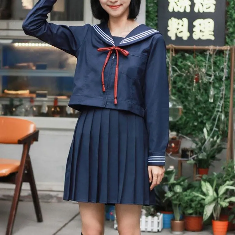 Navy Sailor School Uniform Suit J40245