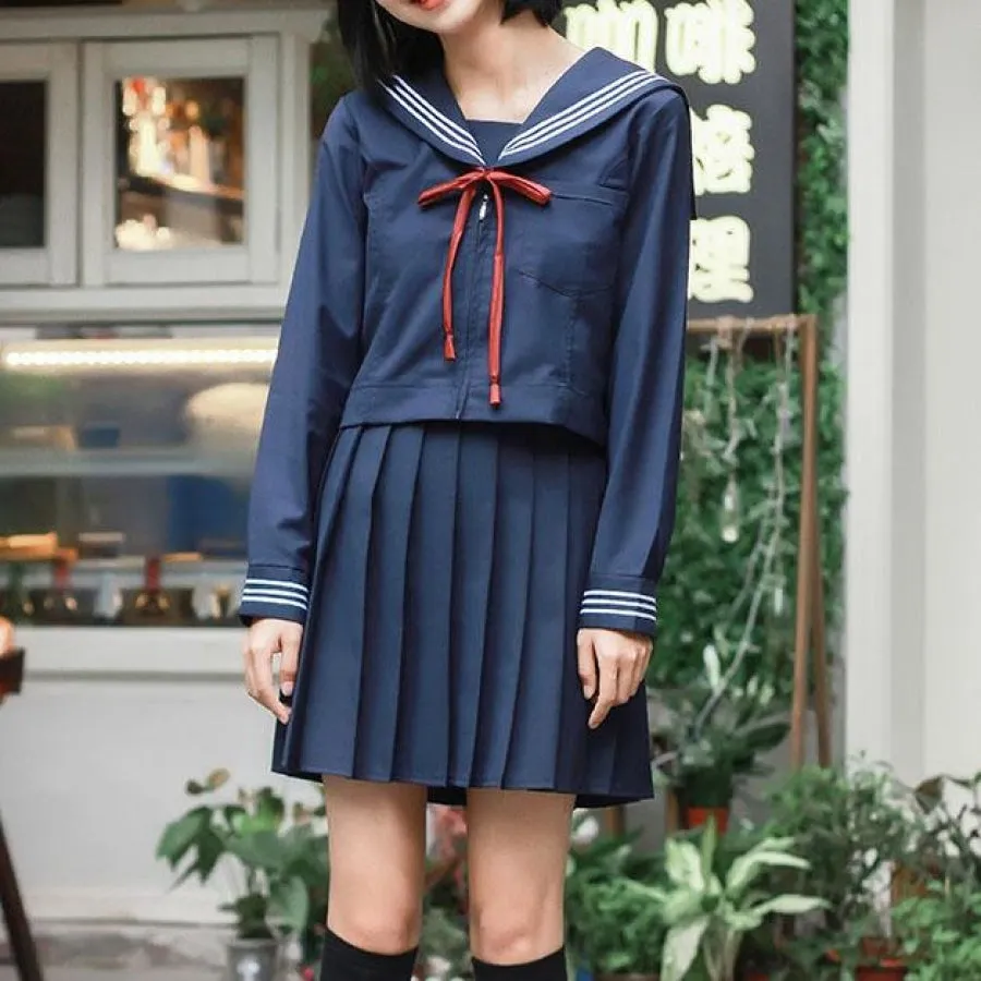 Navy Sailor School Uniform Suit J40245
