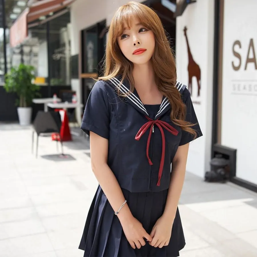 Navy Sailor School Uniform Suit J40245