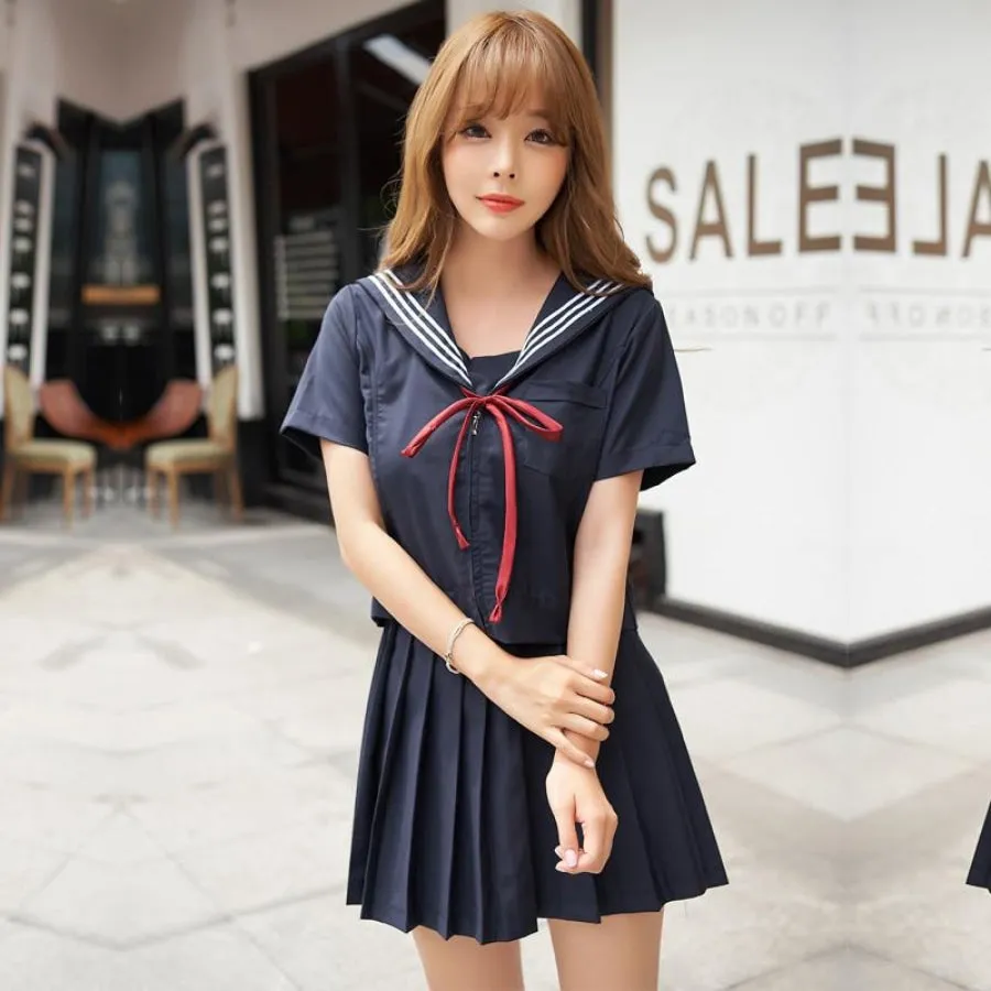 Navy Sailor School Uniform Suit J40245