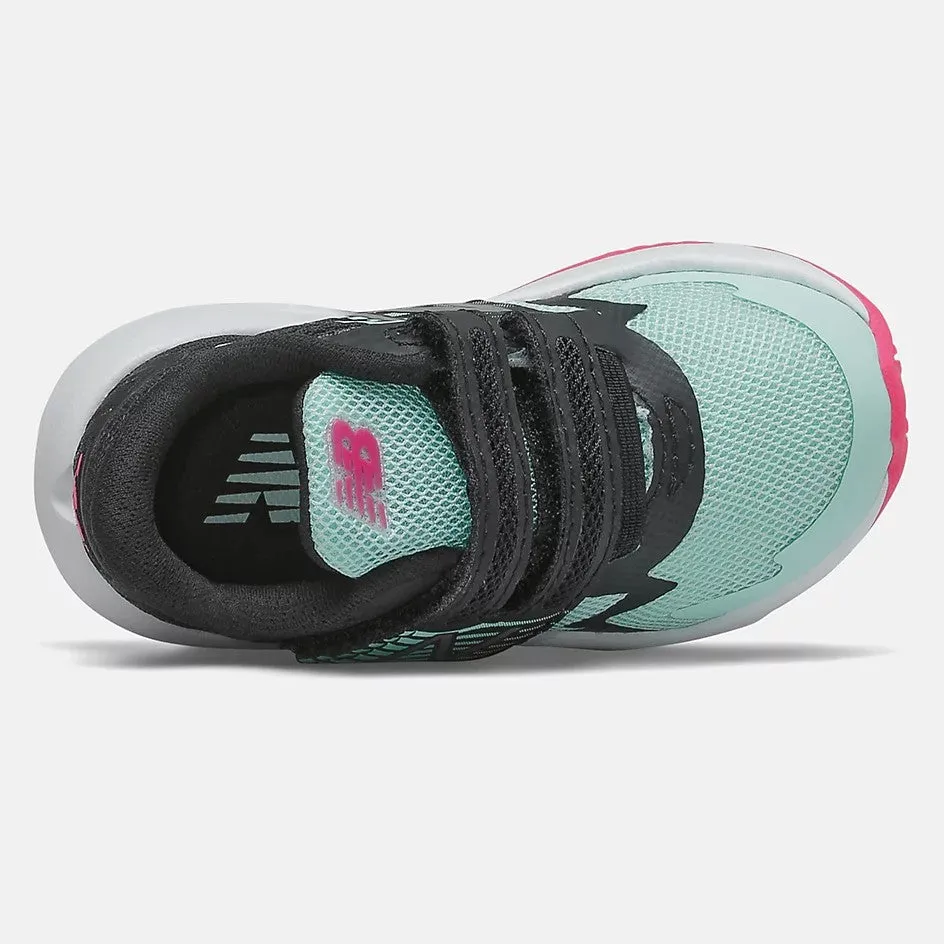 New Balance White Mint Rave Run Baby/Toddler Sneaker