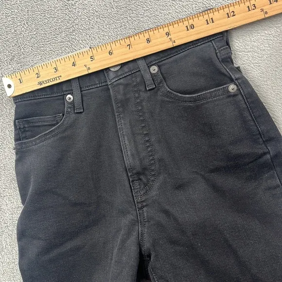 NEW Everlane 24, 00 Organic Cotton, The Curvy Way High Skinny Jean Black