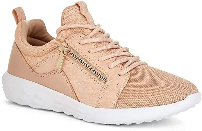 New in box! Chelsee Marygold Blush Pink Women's Lightweight Sport Fashion Sneakers - Breathable Runners! Sz 7! Eco Product! Each pair of shoes uses approximately 8 recycled bottles.