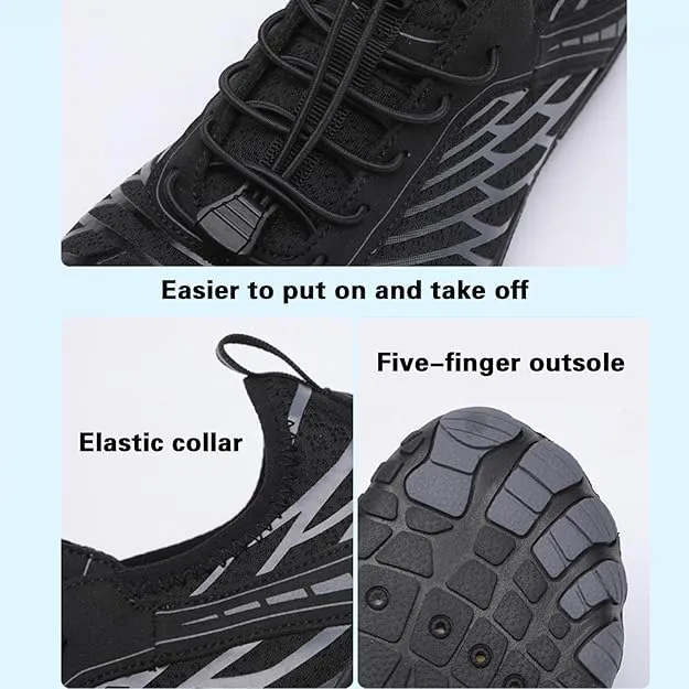 NEW Lorax Pro Barefoot Shoes, Lorax Pro - Healthy & Non-Slip Barefoot Shoes Unisex, Hike Footwear Barefoot Shoes, Black, Women's Sz 8.5/Men's Sz 6.5