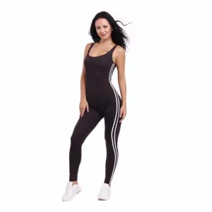 New Summer Sport Yoga Set Sexy U-neck Backless Women Closed-Fitting Jumpsuit Gym Running Sport Wear Suit Workout Clothes
