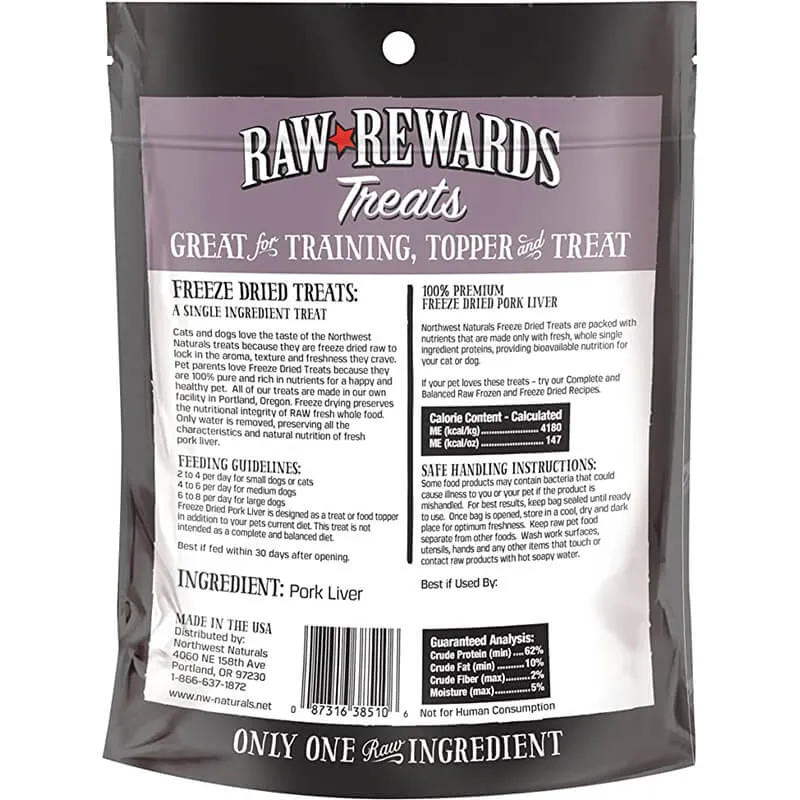 Northwest Naturals Freeze-Dried Pork Liver