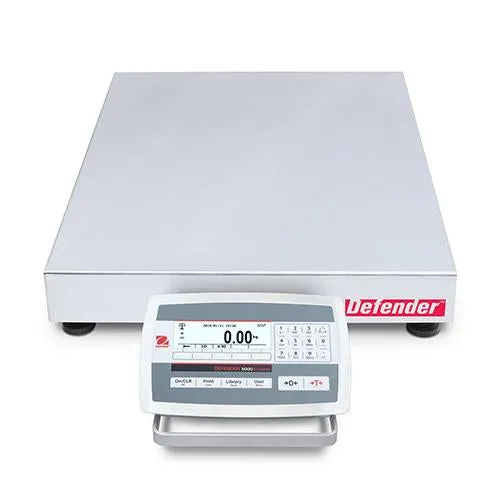 Ohaus D52XW50RTX5 DEFENDER 5000 Bench Scale, 50000 g x 2 g