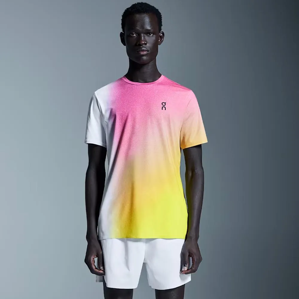 On Men's Court Tee - White/Lime