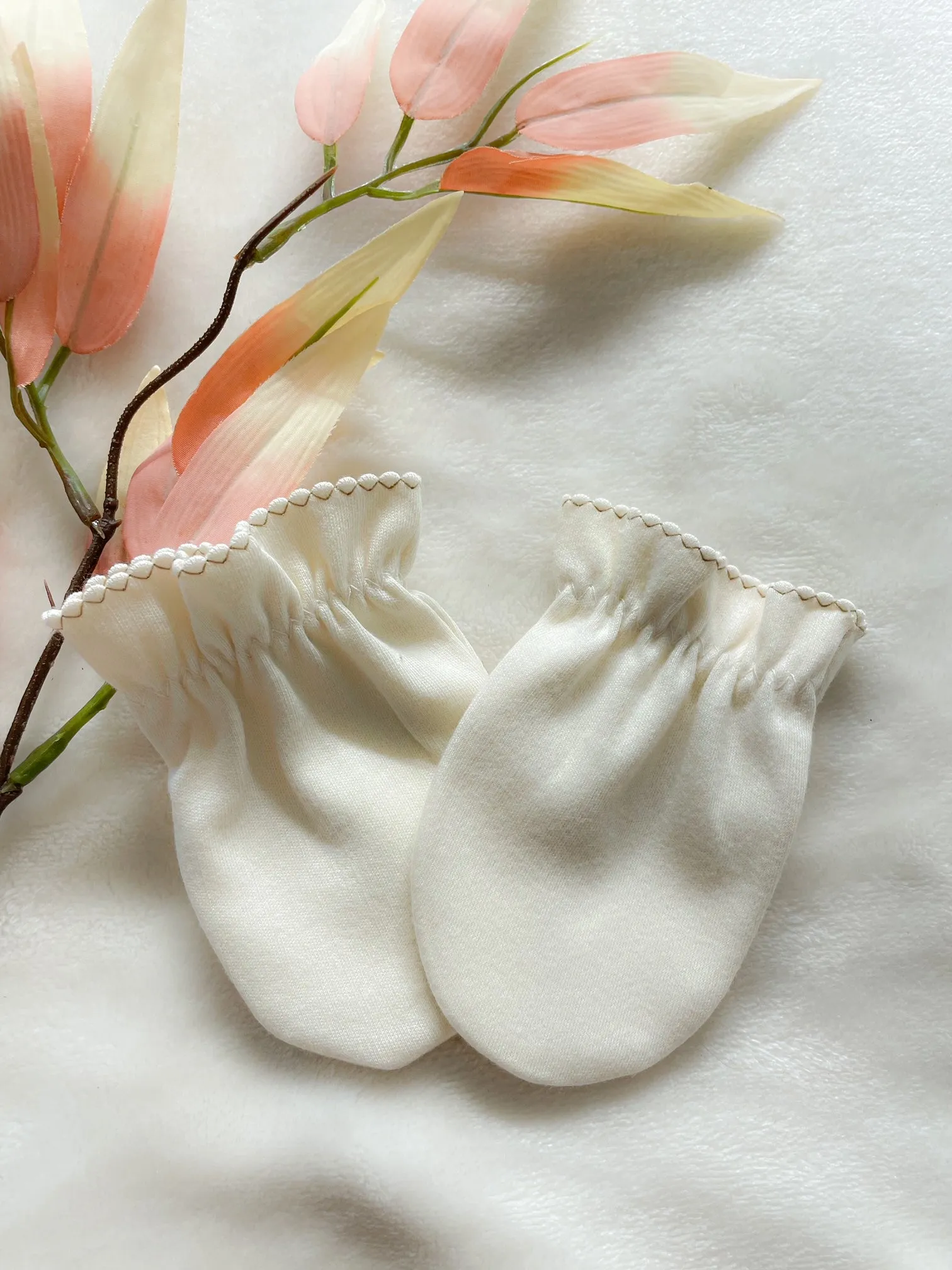Organic Cotton Baby Mittens