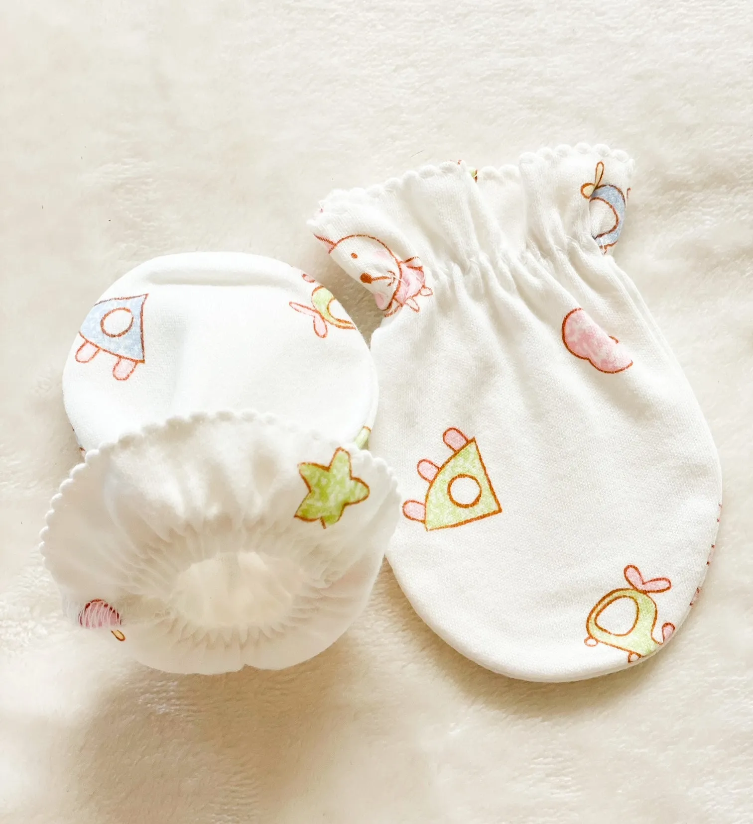Organic Cotton Baby Mittens