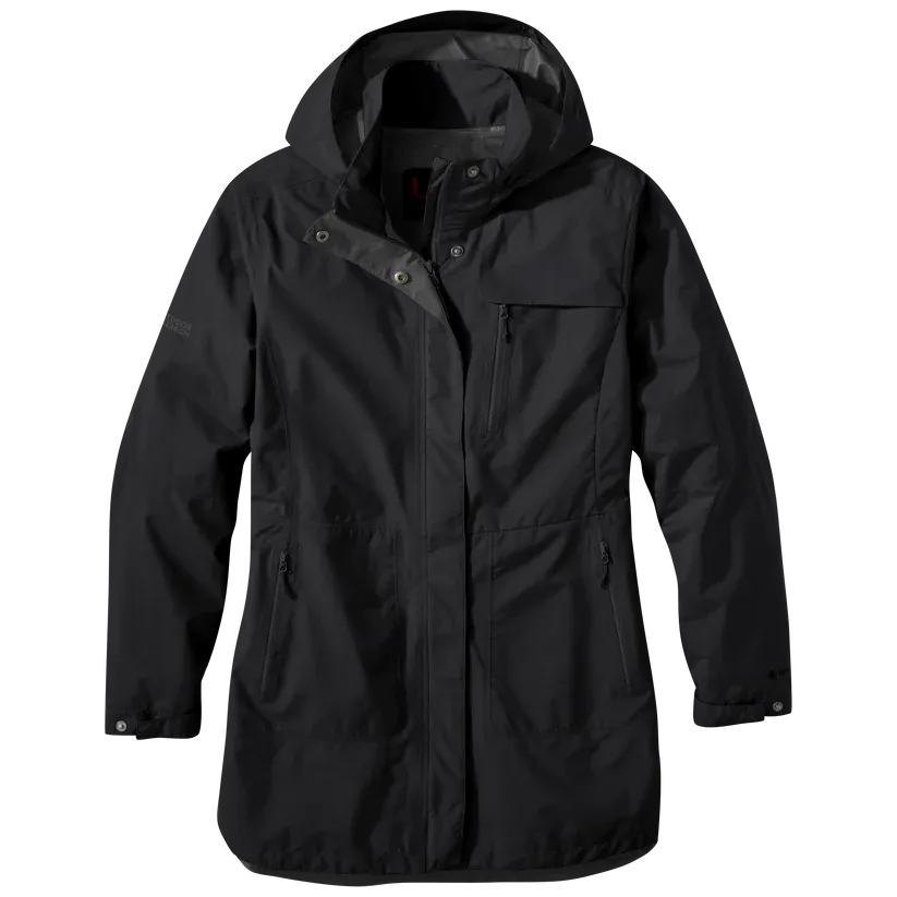 Outdoor Research Aspire Womens Waterproof Trench Jacket